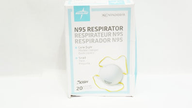 Medline NON24507A N95 Respirator NIOSH Con-Style Small - Box of 11